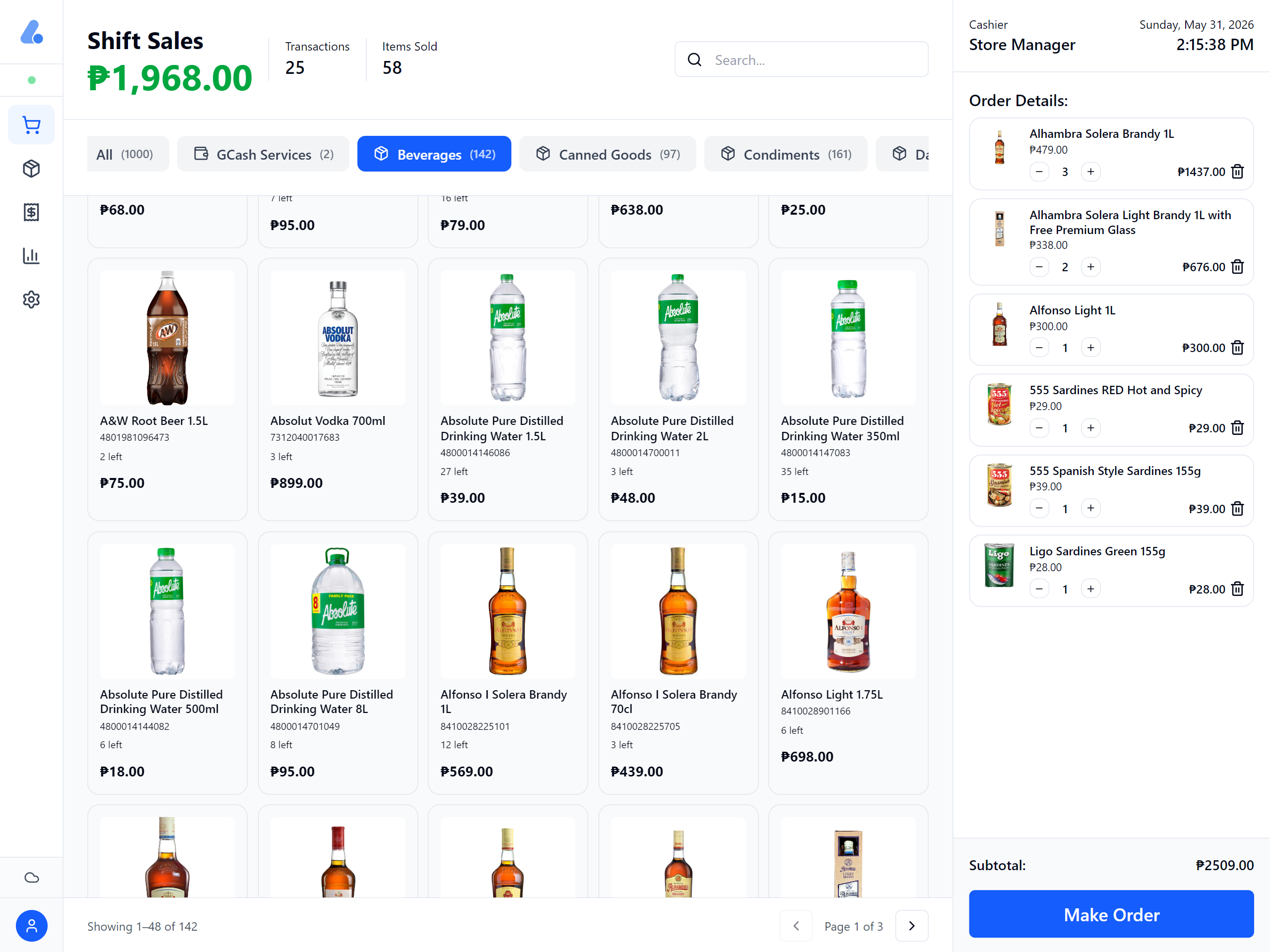 Offline-First POS & Inventory System with Revenue Analytics for Lucas Convenience Store, Zambales
